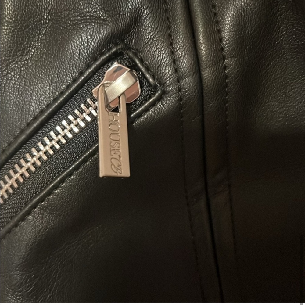 House of CB Vegan Leather Mini Dress - Picture 6 of 7